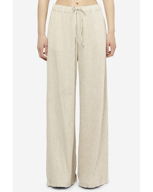 By Malene Birger Cotton Pisca Pants in Beige (Natural) | Lyst