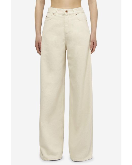 Aspesi Denim Jeans in Beige (Natural) | Lyst