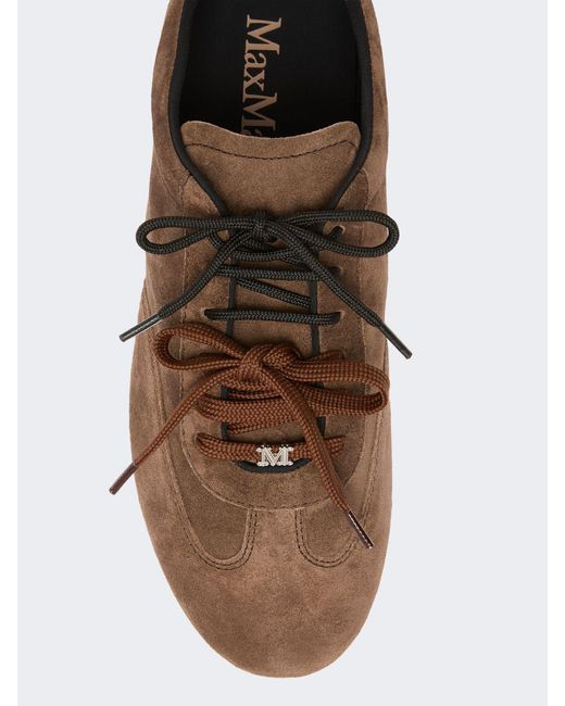 Sneaker Flat di Max Mara in Brown