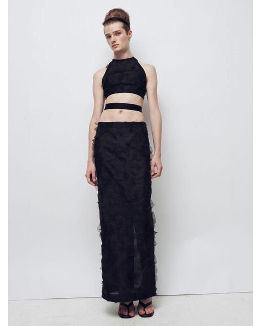 Max Mara Black Crop Top