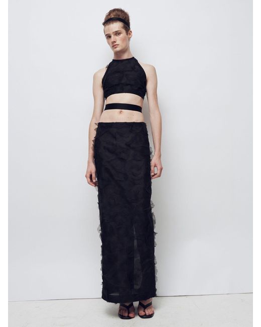 Max Mara Black Crop Top