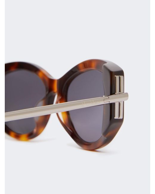 Max Mara Multicolor Oval Sunglasses