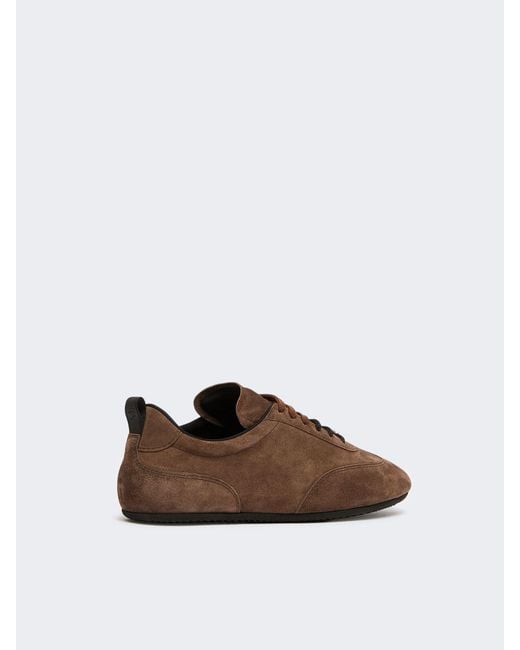 Sneaker Flat di Max Mara in Brown