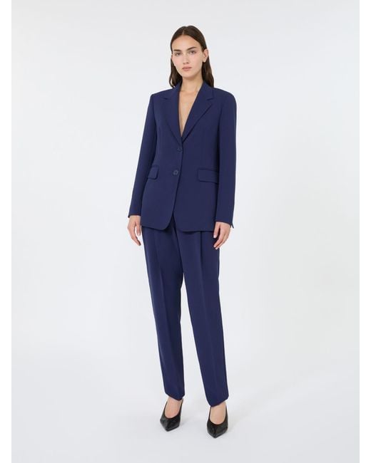 Blazer Monopetto di Max Mara in Blue