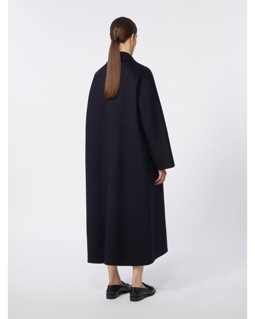 Max Mara Black Oversized Cashmere Coat