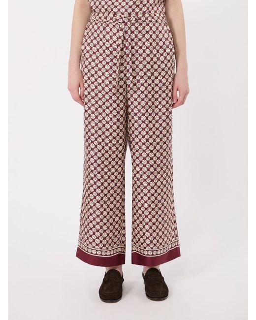 Pantalone Coulisse di Max Mara in Red
