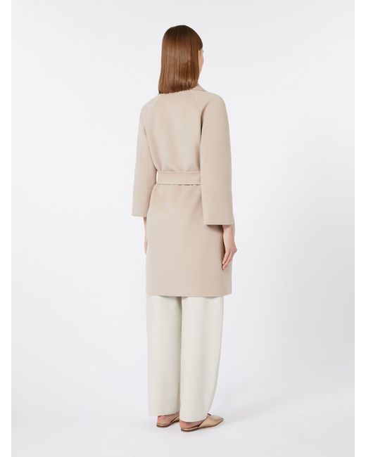 Max Mara Natural Short Wool Coat