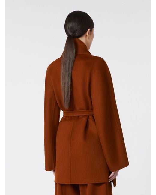 Max Mara Brown Camel Robe-Style Jacket