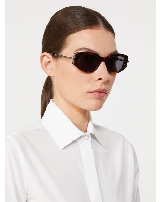 Max Mara Multicolor Oval Sunglasses