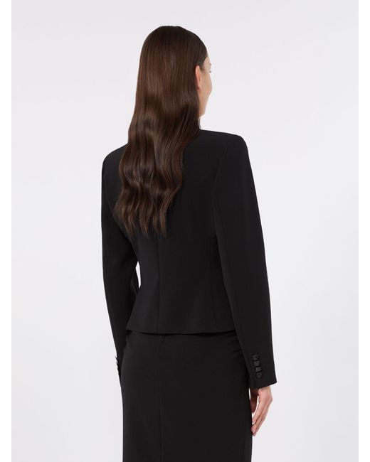 Max Mara Black Technical Cady Jacket
