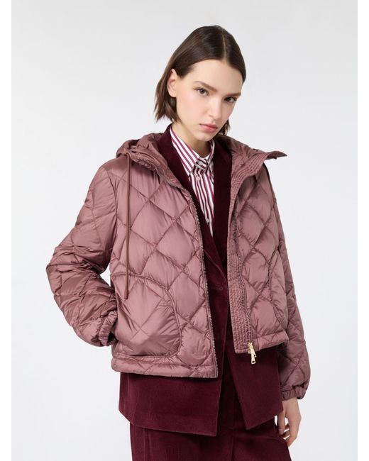 Max Mara Red Padded Jacket