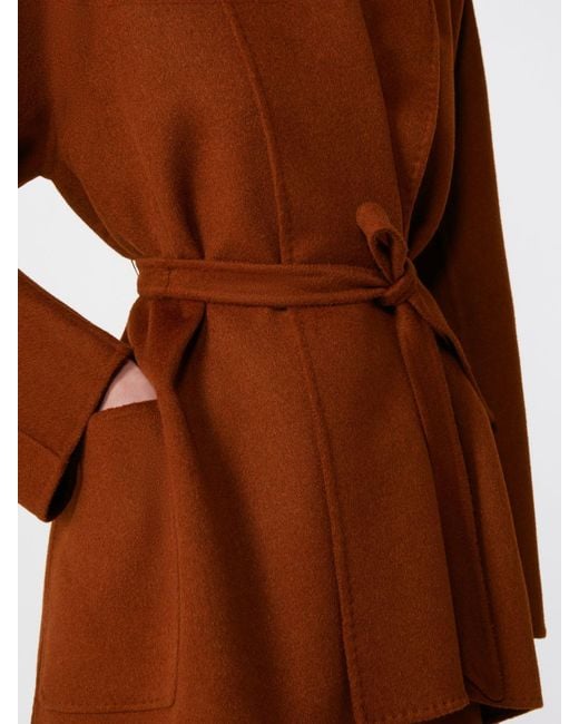 Max Mara Brown Camel Robe-Style Jacket