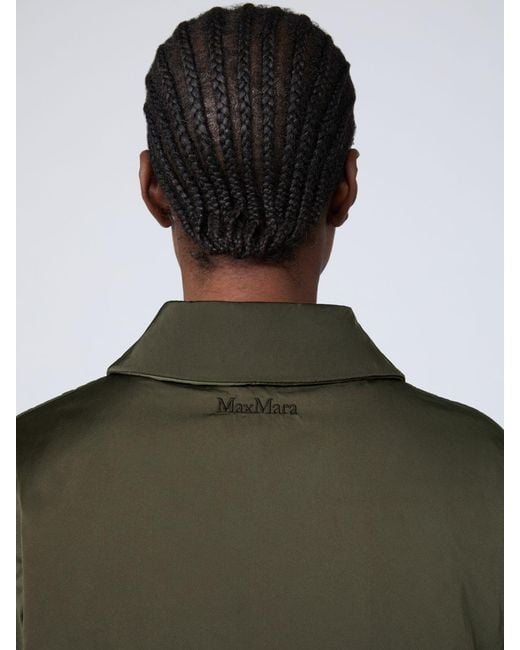 Max Mara Green Reversible Padded Jacket