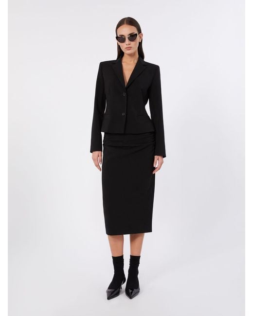 Max Mara Black Technical Cady Jacket