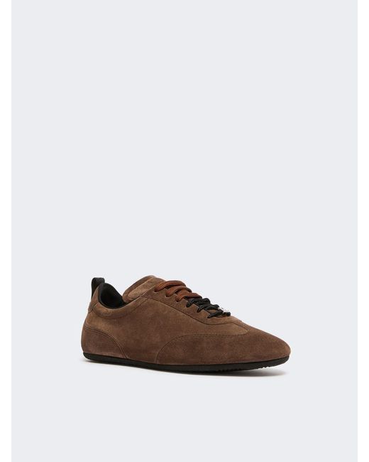 Sneaker Flat di Max Mara in Brown