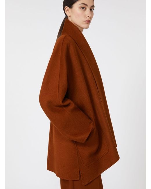 Max Mara Brown Camel Robe-Style Jacket
