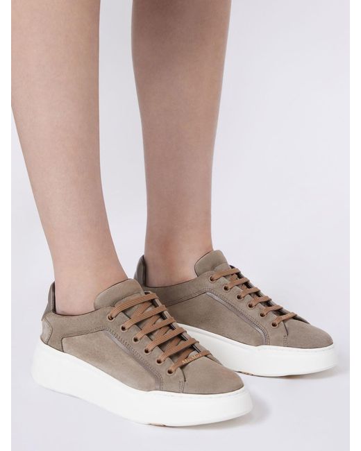 Max Mara White Suede Sneakers