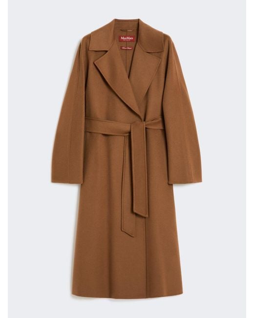 Manteau En Laine, Cachemire Et Soie Max Mara en coloris Brown