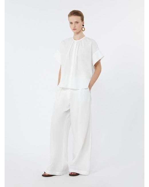 Max Mara White Trousers