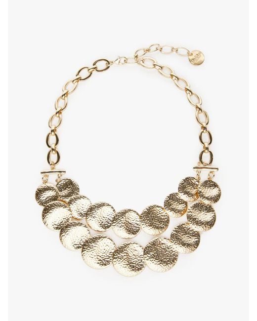 Max Mara Metallic Choker Necklace With Coins