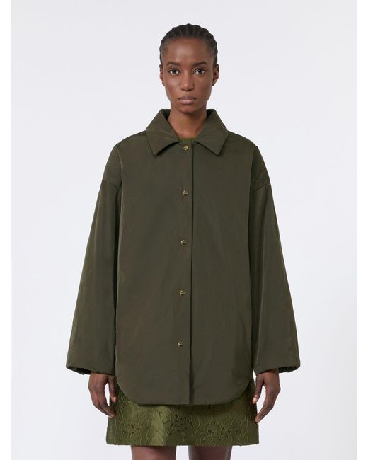 Max Mara Green Reversible Padded Jacket