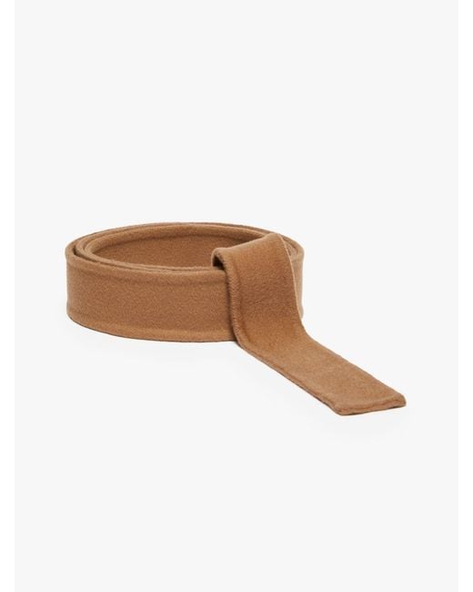 Max Mara Brown Wool Belt