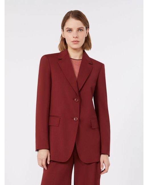 Giacca Monopetto di Max Mara in Red