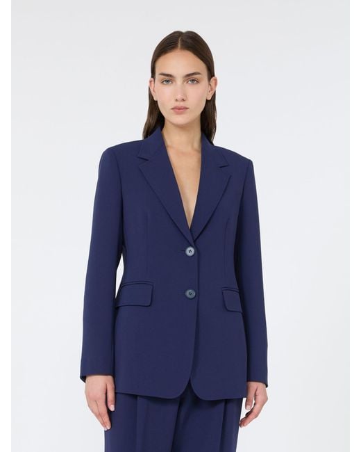 Blazer Monopetto di Max Mara in Blue