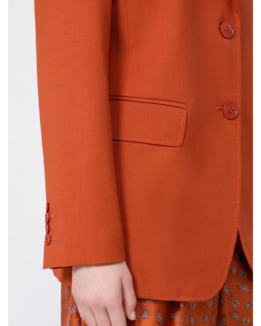 Giacca Monopetto di Max Mara in Orange