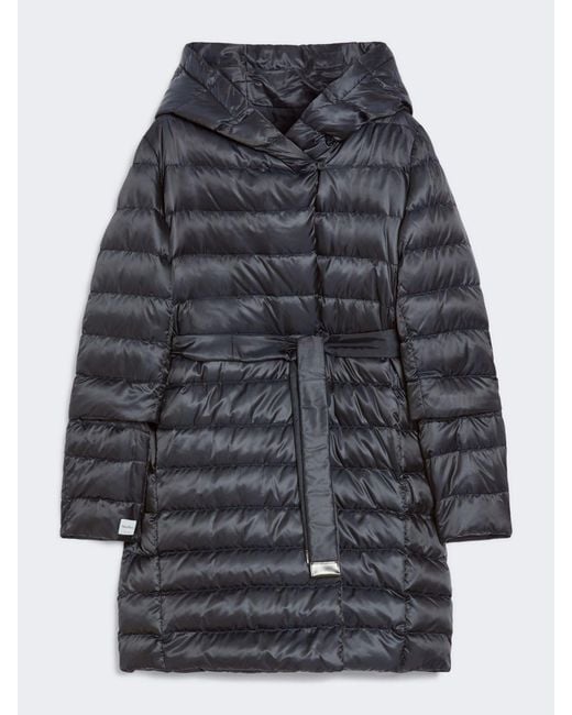 Max Mara Gray Reversible Down Jacket