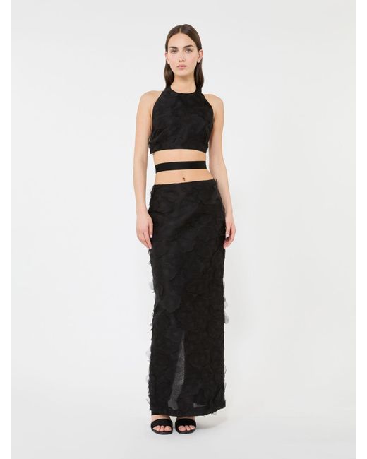 Max Mara Black Crop Top