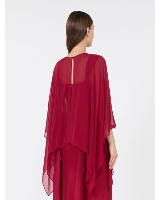 Cappa Crop di Max Mara in Red