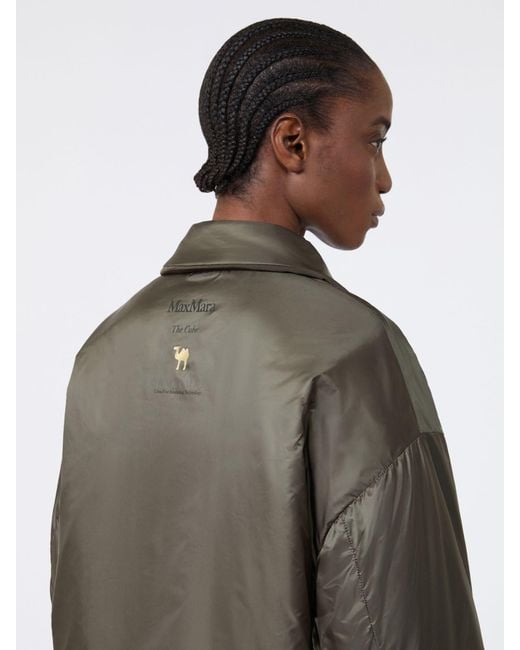 Max Mara Green Reversible Padded Jacket