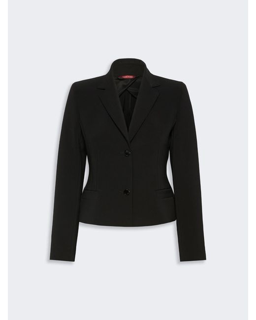 Max Mara Black Technical Cady Jacket
