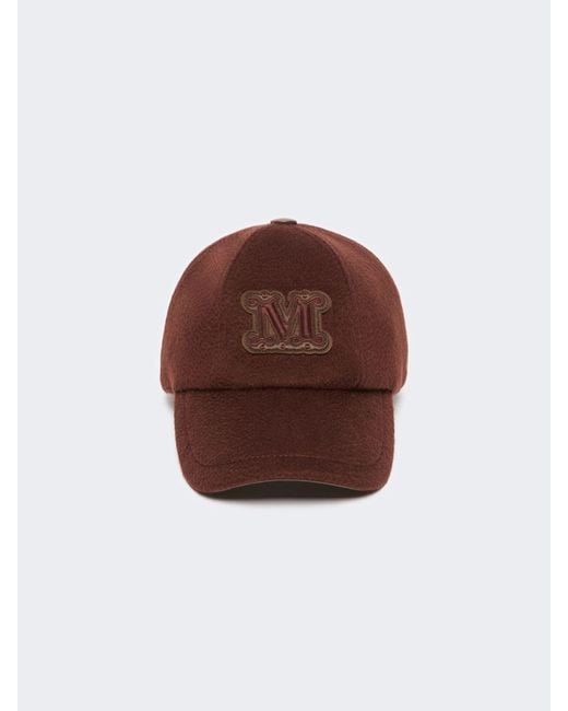 Cappello Baseball di Max Mara in Brown