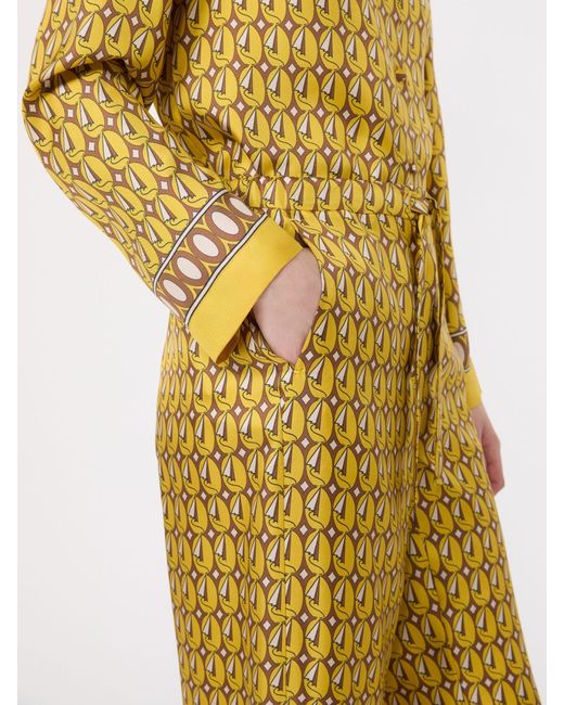 Pantalone Coulisse di Max Mara in Yellow