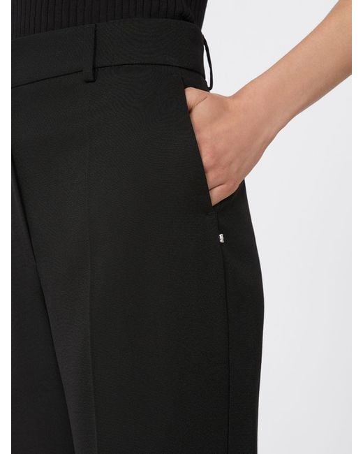 Max Mara Black Flared Trousers