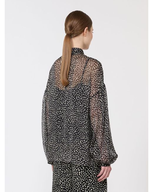 Max Mara Black Blouse
