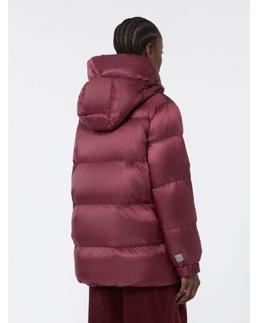 Max Mara Purple Roomy Puffer Jacket