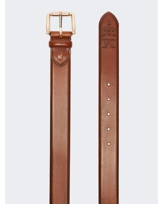 Max Mara Brown Ledergürtel