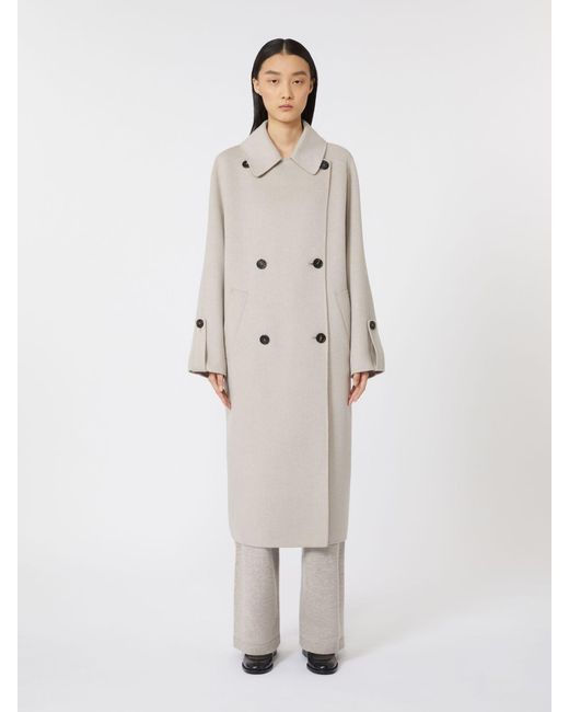 Max Mara Natural Wool Coat