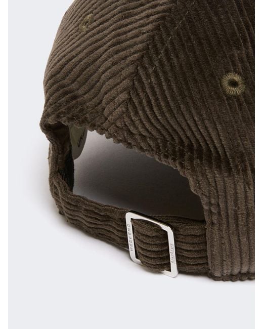 Max Mara Brown Velvet Baseball Cap