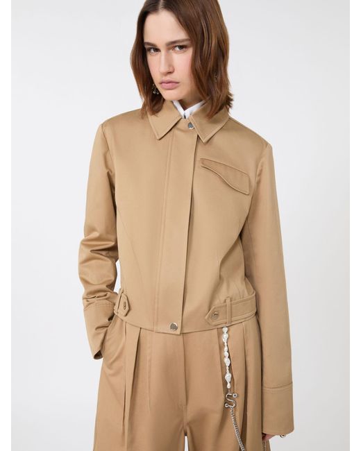 Max Mara Natural Boxy Cotton Jacket