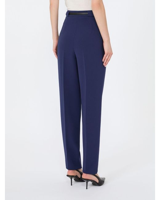 Pantalone Carrot di Max Mara in Blue