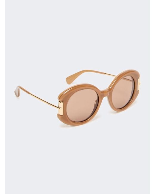 Occhiali di Max Mara in Brown
