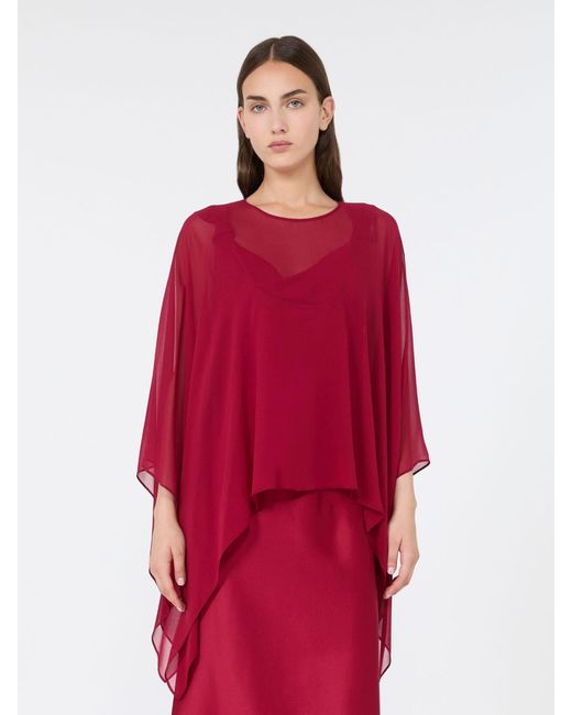 Cappa Crop di Max Mara in Red