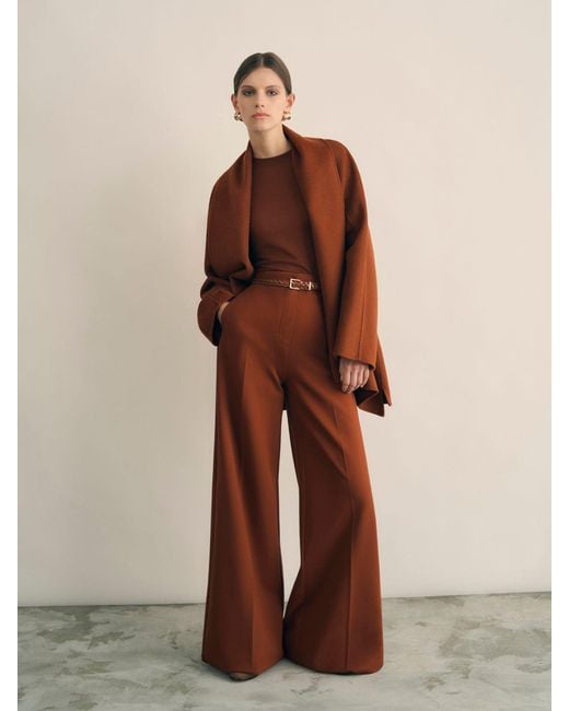 Max Mara Brown Camel Robe-Style Jacket