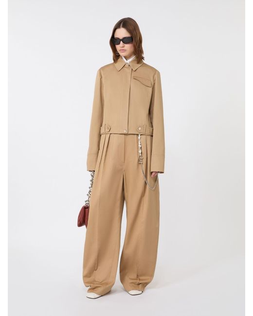 Max Mara Natural Boxy Cotton Jacket