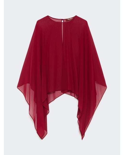 Cappa Crop di Max Mara in Red
