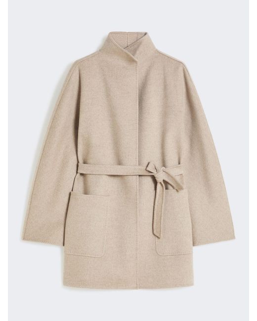 Max Mara Women's Natural Camel Wrap Coat